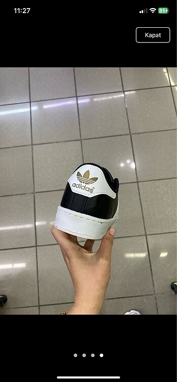 41 Beden siyah Renk Adidas Superstar