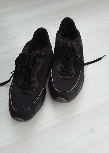 Siyah Bağcıklı erkek spor ayakkabı - Görsel 2