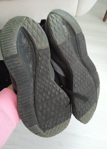 Siyah Bağcıklı erkek spor ayakkabı - Görsel 4