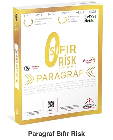 Paragraf soru bankası. SIFIR RİSK. 2022