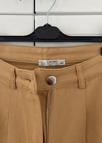 Zara Gabardin camel pantolon