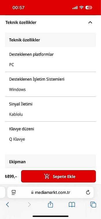 Beden RAMPAGE KB-R77 Palm USB Rainbow Backlight Outemu Blue Switch Mek
