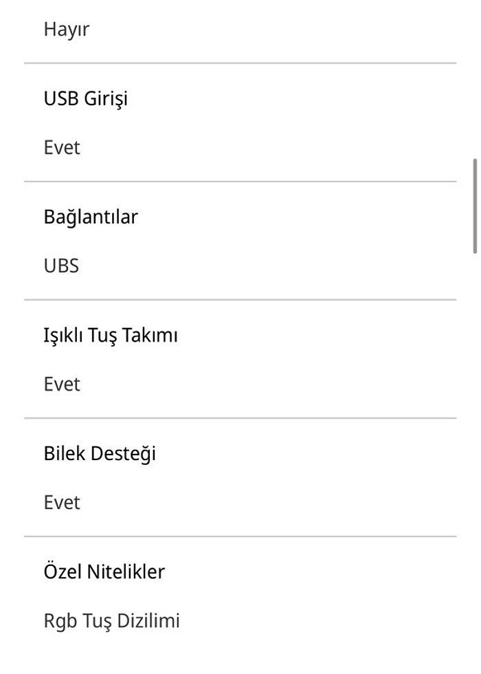 RAMPAGE KB-R77 Palm USB Rainbow Backlight Outemu Blue Switch Mek - Görsel 4