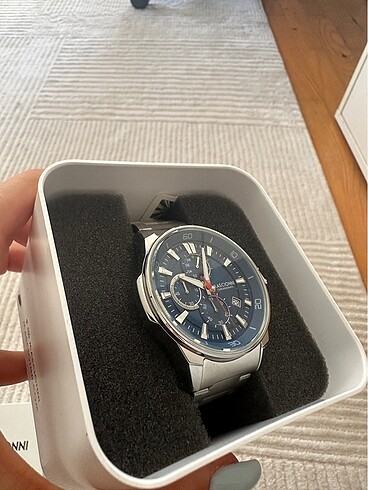 Mascionni Gümüş renk erkek kol saati - Görsel 7