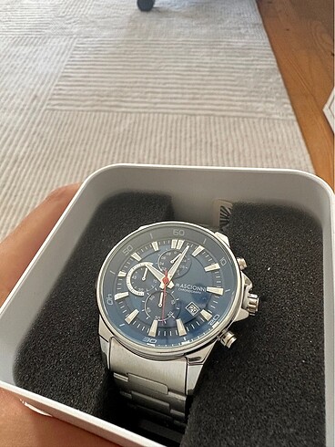 Mascionni Gümüş renk erkek kol saati - Görsel 6
