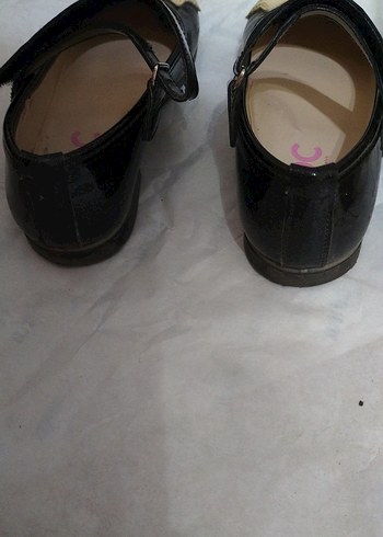 Kız Çocuk Siyah Tokalı Babet Ayakkabı - Görsel 5