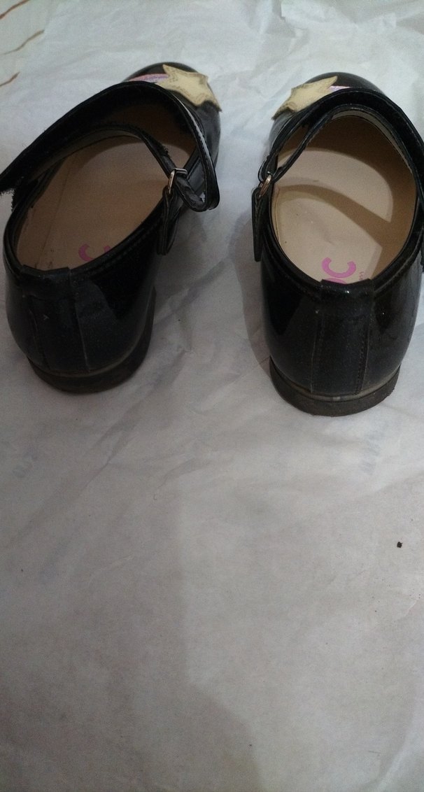 Kız Çocuk Siyah Tokalı Babet Ayakkabı - Görsel 5