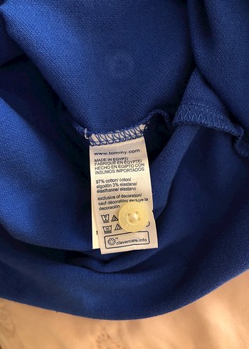 xl Beden Tommy Hilfiger tshirt mavi XL yurtdışından alınmıştır