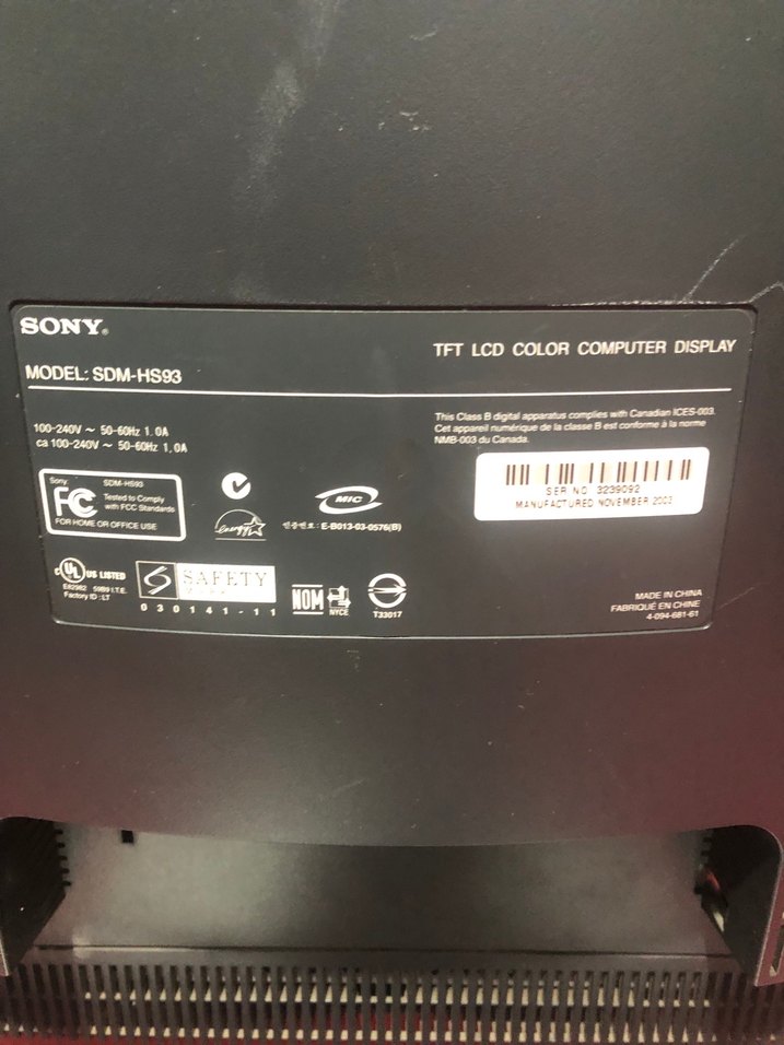 Sony SDM-HS93 Monitör - Görsel 2