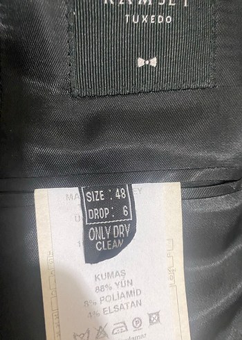 RAMSEY DAMATLIK CEKET 48 BEDEN - Görsel 7