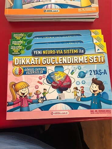 Adeda dikkat güçlendirme seti 2,3,4 yaş
