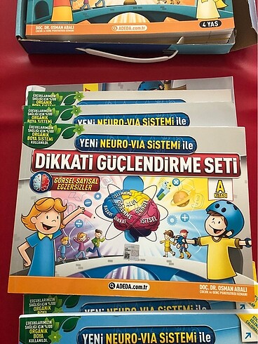 Beden Adeda dikkat güçlendirme seti 2,3,4 yaş
