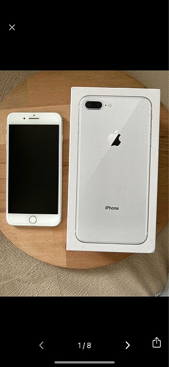 Iphone 8 plus 64 GB beyaz