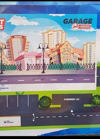  Beden Renk Smart Wheels 3 Katlı Otopark Garaj seti