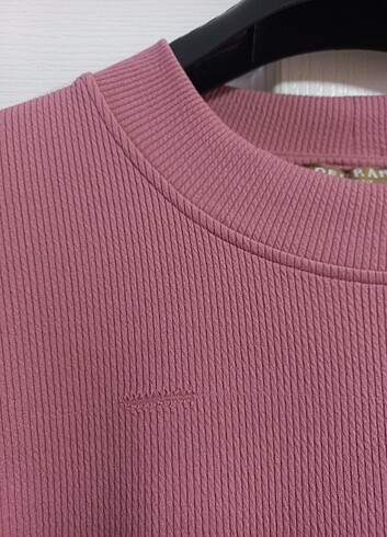 l Beden pembe Renk Pembe Düz Uzun Elbise