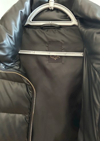 Kadın Siyah Deri Şişme Mont - Görsel 3