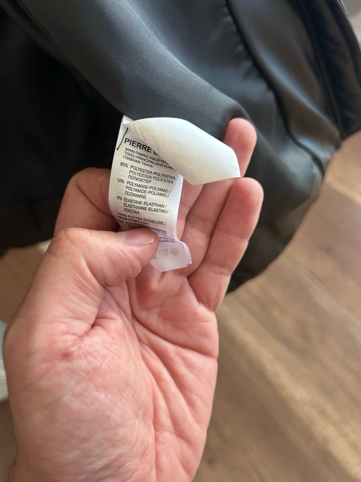 Kadın Siyah Deri Şişme Mont - Görsel 4