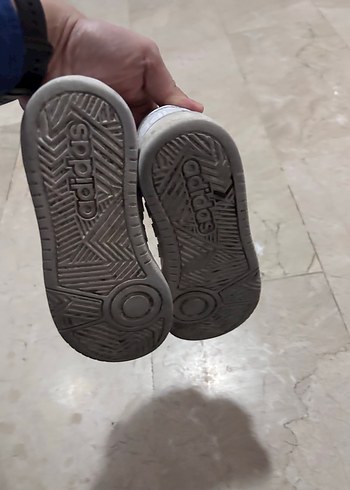 Çift Tokalı Beyaz Kız Çocuk Spor Ayakkabı - Görsel 4