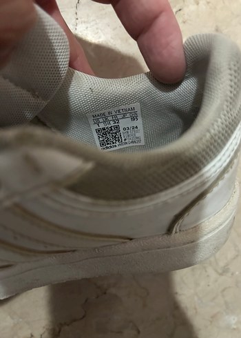 Çift Tokalı Beyaz Kız Çocuk Spor Ayakkabı - Görsel 5