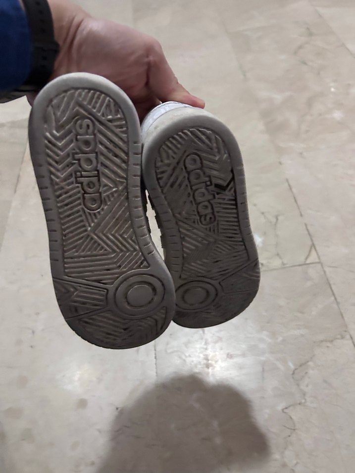 Çift Tokalı Beyaz Kız Çocuk Spor Ayakkabı - Görsel 4