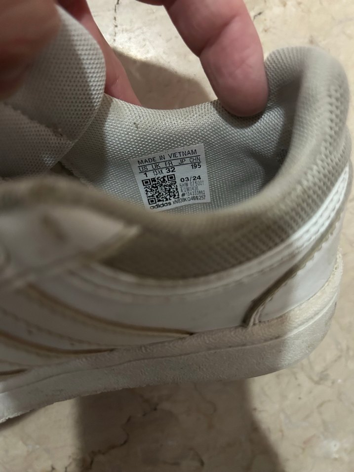 Çift Tokalı Beyaz Kız Çocuk Spor Ayakkabı - Görsel 5