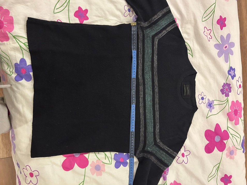 Uzun Kollu Lacivert Erkek Triko - Görsel 5