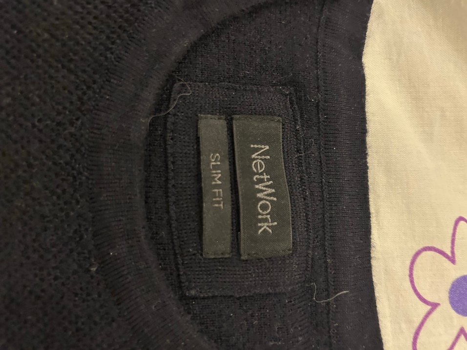 Uzun Kollu Lacivert Erkek Triko - Görsel 2