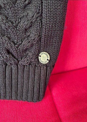 DS Damat Casual Lacivert Örgü Erkek Süveter Yüksek Yaka - Görsel 3