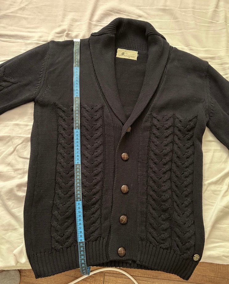 DS Damat Casual Lacivert Örgü Erkek Süveter Yüksek Yaka - Görsel 5