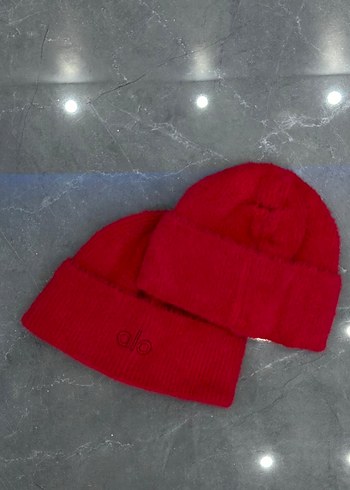 Kırmızı Kadın Street Wear Bere - Görsel 2