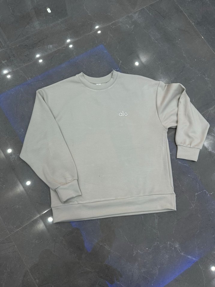 Beyaz Oversize Mini Sweatshirt - Görsel 3