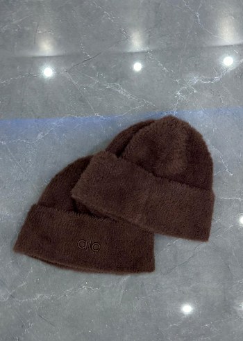 Kahverengi Kadın Örgü Bere - Görsel 2