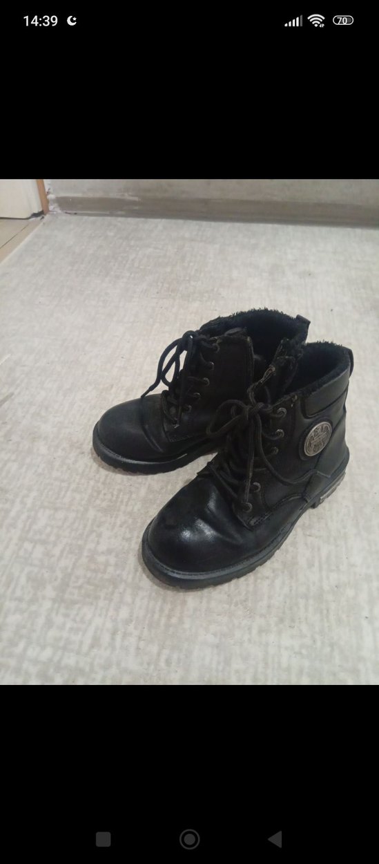 Kemer Detaylı Siyah Goth Bot - Görsel 4