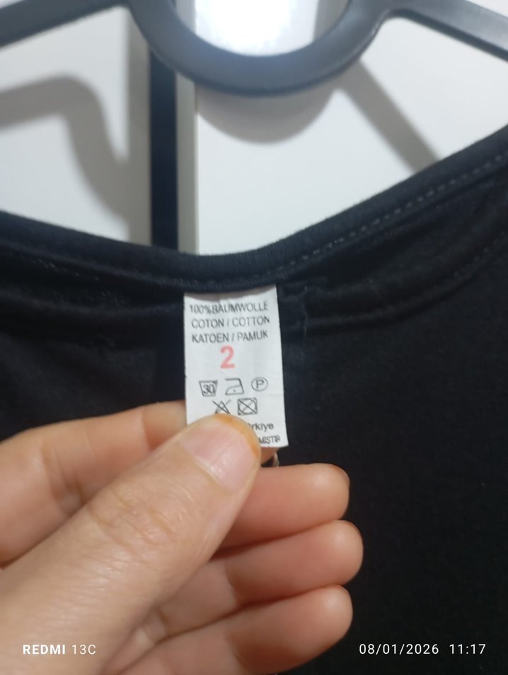 Siyah Uzun Kadın Kaban - Görsel 4