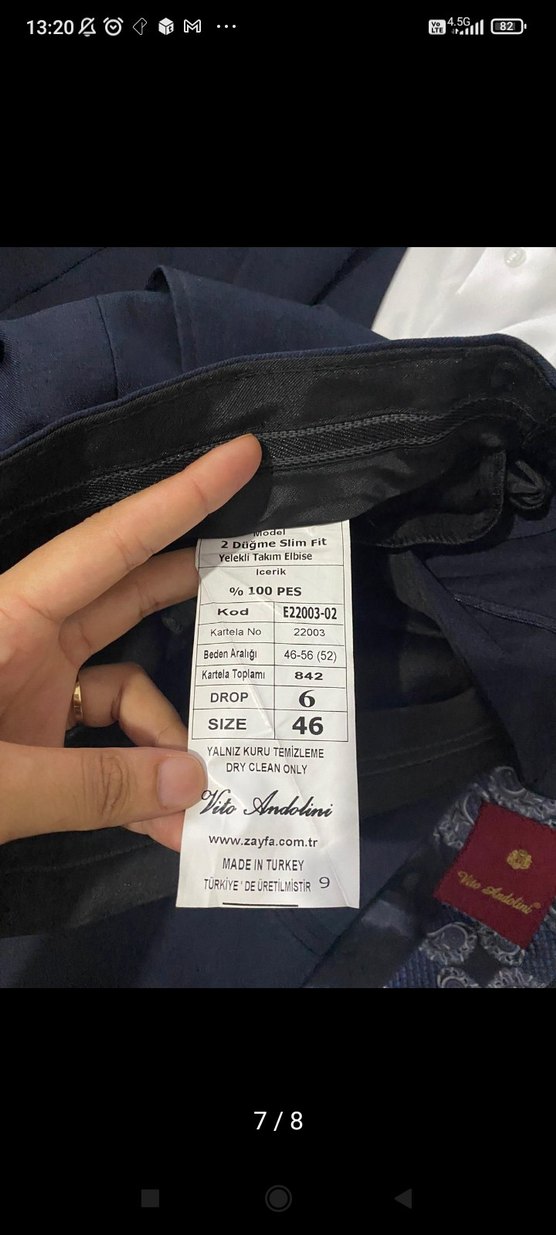 Klasik Modern Kesim Erkek Takım Elbise - Görsel 5