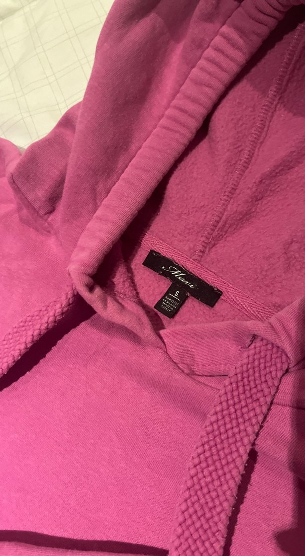 Mavi marka Pembe Kapüşonlu Sweatshirt - Görsel 2