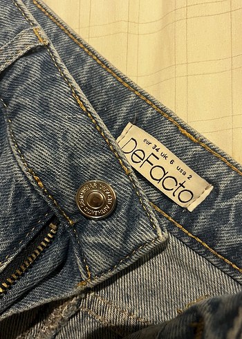 Mavi Denim Mini Etek - Görsel 4