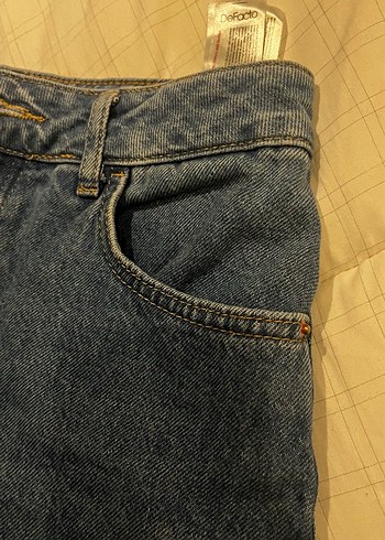 Mavi Denim Mini Etek - Görsel 3