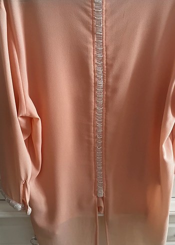 Şifon Tül Bluz Tunik - Görsel 3