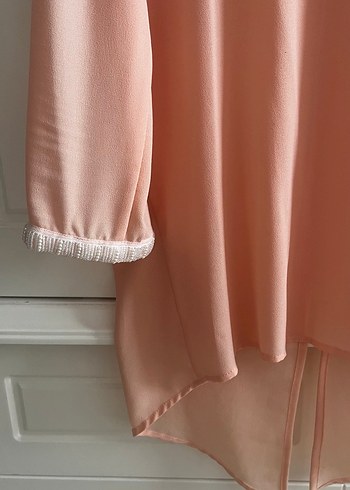 Şifon Tül Bluz Tunik - Görsel 2