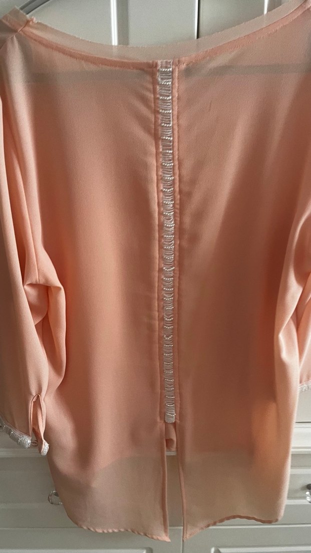 Şifon Tül Bluz Tunik - Görsel 4