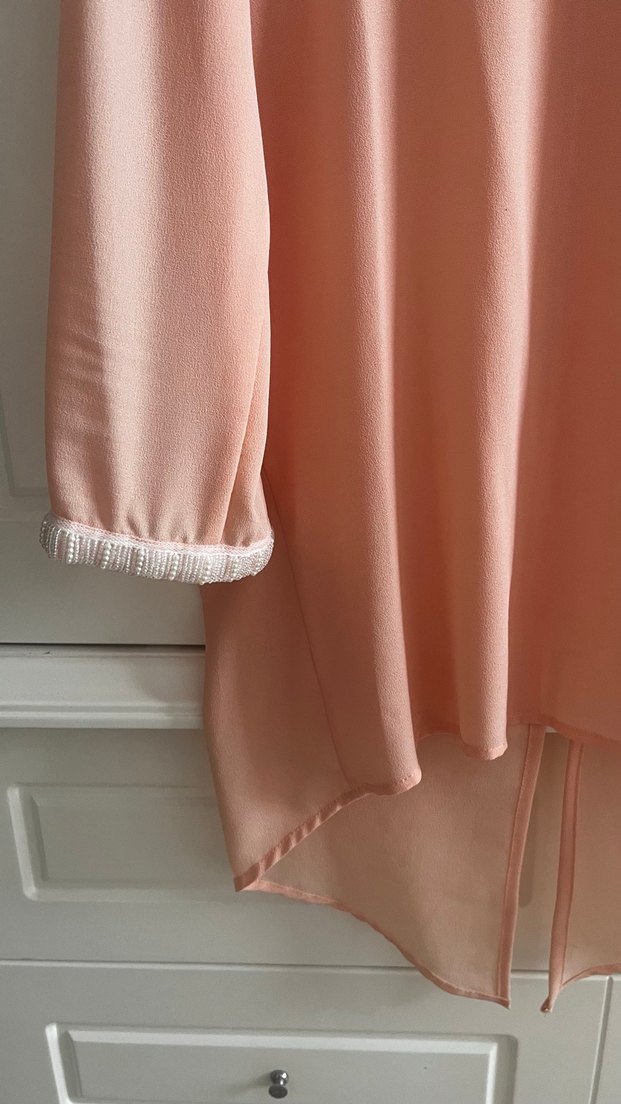 Şifon Tül Bluz Tunik - Görsel 2