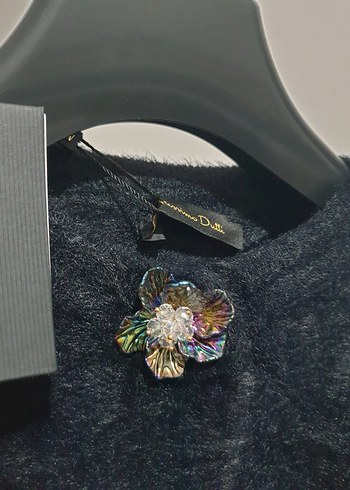 Massimo Dutti Düğmeli Siyah Kadın Hırka - Görsel 7