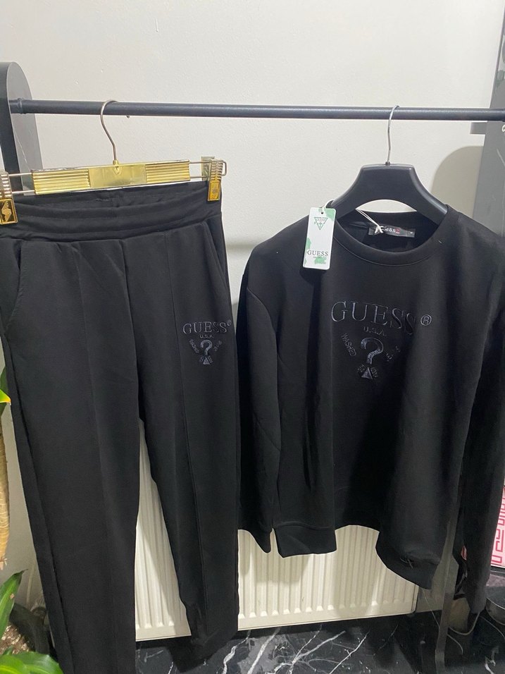Siyah Guess Kadın Eşofman Takımı - Görsel 4