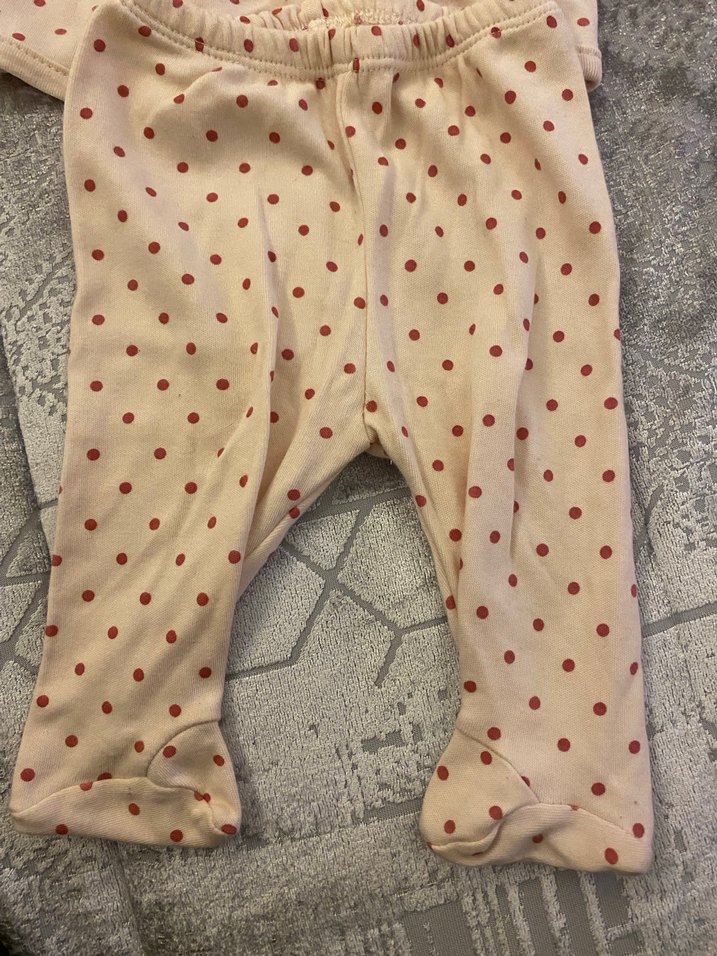 Civil baby Kız Uzun Kollu Puantiyeli Takım - Görsel 2