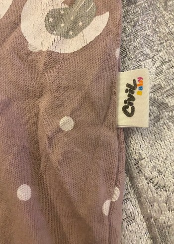 Civil Baskılı Bebek Kız Tulum - Görsel 5