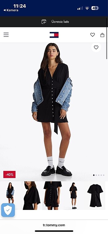 TOMMY HİLFİGER JEANS ELBİSE
