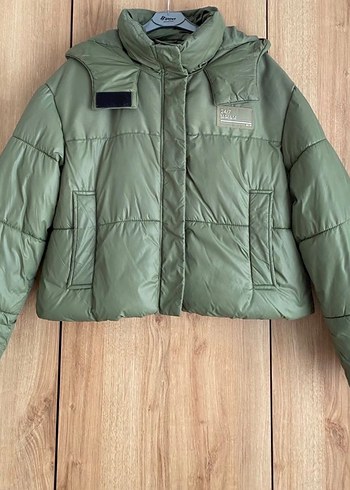Yeşil Kışlık Kadın Mont