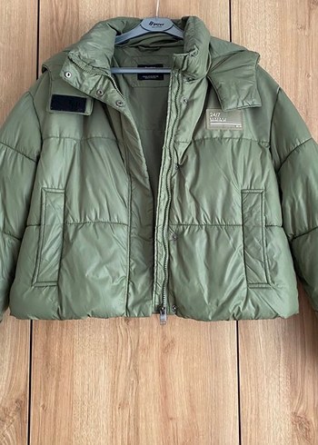 Bershka Yeşil Kışlık Kadın Mont