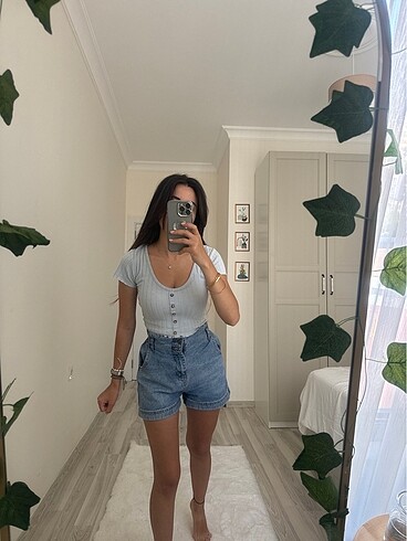 Koton Mavi crop üst